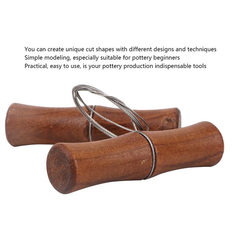 Clay Cutting Wire, Lightweight Mud Cutter, Not Easy to Damage,