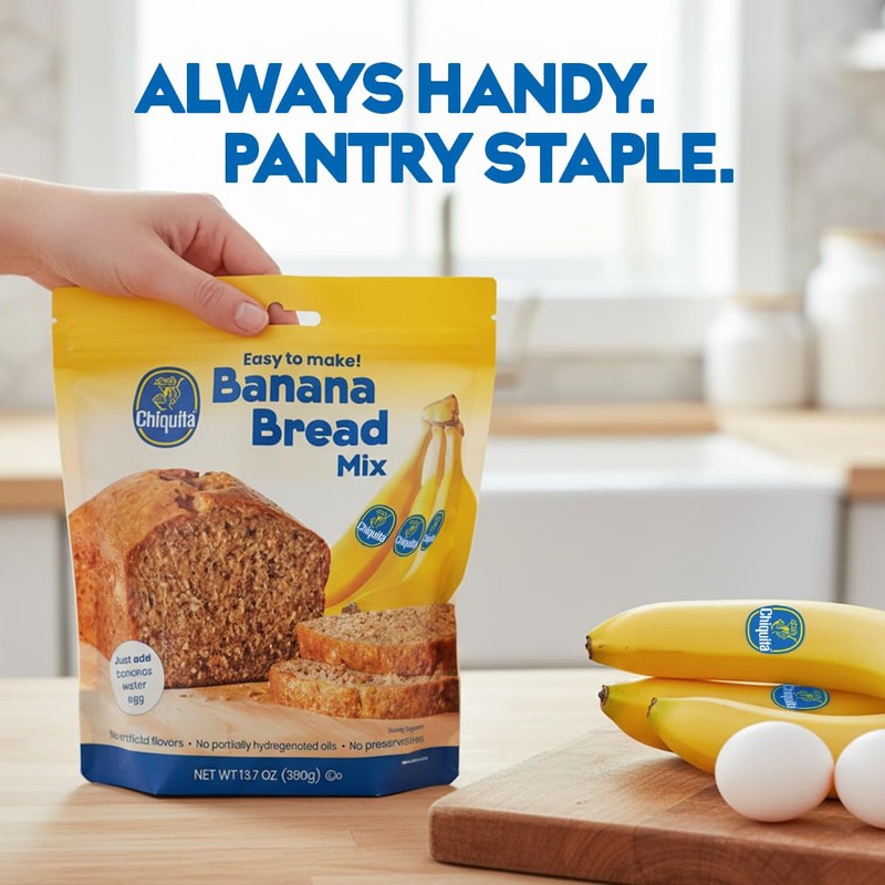 Chiquita™ Banana Bread and Muffin Mix – Moist, Easy-to-Make, No