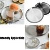 CAMBUY Stainless Steel Plates 9 inch 304 Metal Lightweight Unbreakable