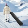 Ski Roller Bag 74.8 In/190 cm Padded Snowboard Bag Wheels