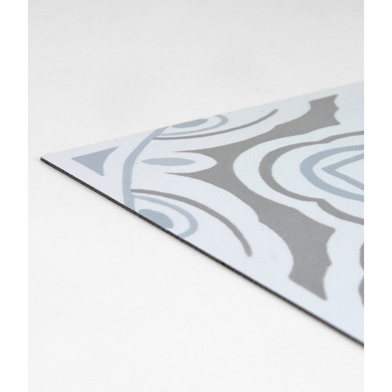 FloorPops FP3827 Morris Peel & Stick Floor Tiles, Grey