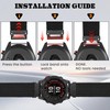 Anpzband for Garmin Fenix8 47mm Fenix 7/6/5 Band - Nylon