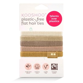 Kooshoo Cotton Organic Hair Ties, Blonde