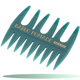 BABLO POMADE Mesh Comb (Green), Coarse Comb for Men, Hair Care, Styling, Barbershop