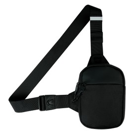 flintronic Sling Bag, Waterproof Chest Bag for Men and Women, Mini Breathable Crossbody Shoulder Bag with Zipper, Lightweight Shoulder Backpack for Travel Hiking Cycling Camping Outdoor Sports