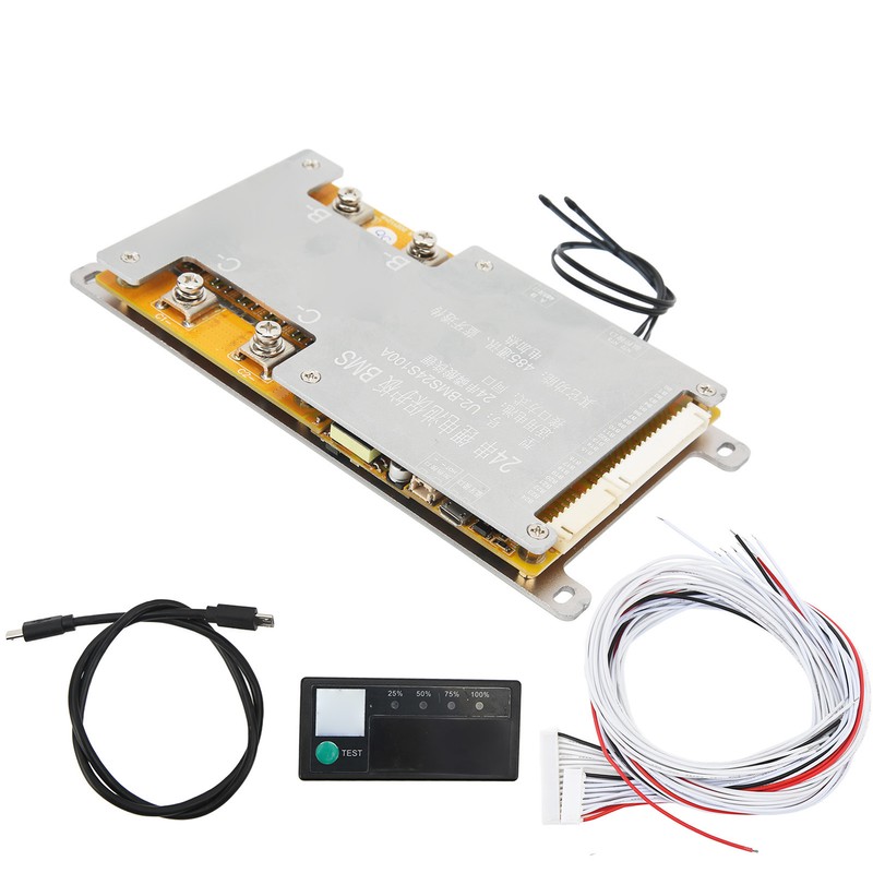 Lithium Battery Protection Board 24S 72V 120A Active Balance PCB