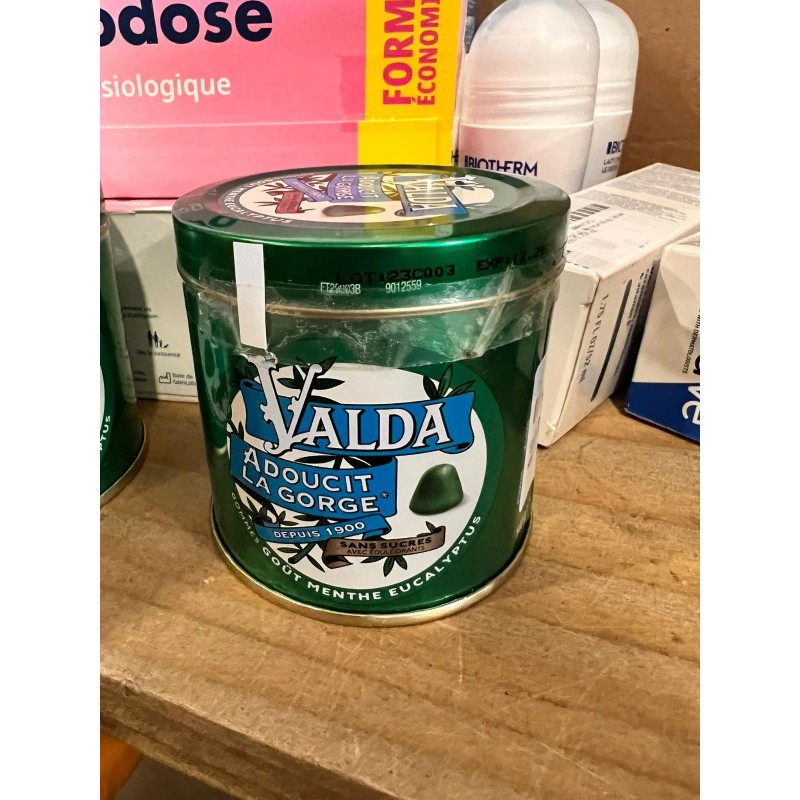 Valda Sugar Free Gums Mint Eucalyptus 140g French Throat Lozenges