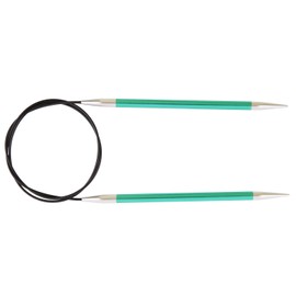 KnitPro KP47196 Zing: Knitting Pins: Circular: Fixed: 120cm x 8.00mm, Aluminium, Multi-Colour, 8mm