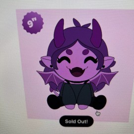 Evil Minx Youtooz Plush RARE (9in) *NEW