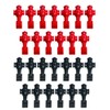 Shelti Foosball Men - Black & Red - Set of