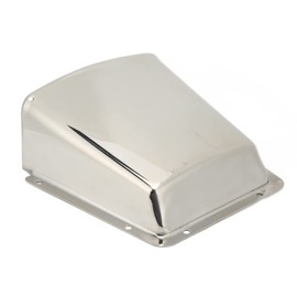 Boat Cowl Vent, Marine Vent Cover 304 Stainless Steel Exhaust Cowl Ventilator with Nylon Base Yachts Accessory