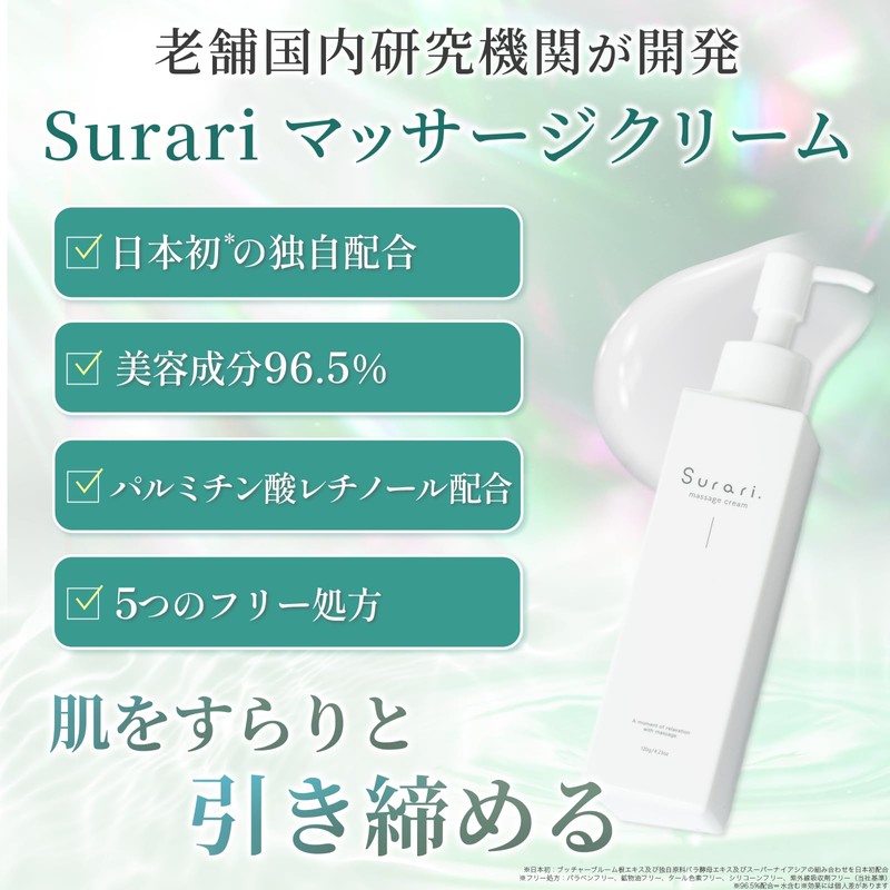 [Slender Series (Set Set)] Cassa Plate Massage Cream Body Cream