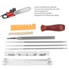 10Pcs Chainsaw Sharpener File Kit Chainsaw Chains Accessory for Garden