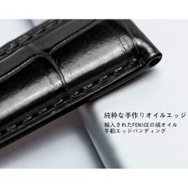 Moran Genuine Leather Watch Band, Replacement Strap, D Buckle, For Men, Wrist Watch, Waterproof/Sweatproof Strap, Available Widths 18mm, 19mm, 20mm, 21mm, 22mm, 23mm, 24mm, Leather