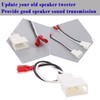 2 Pack 72-8104 Speaker Harness Adapter Compatible with Toyota Speaker