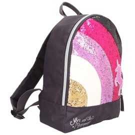 Depesche Ylvi and the Minimoomis 10510 Glitter Backpack Approx. 10 x 22 x 27.5 cm Anthracite