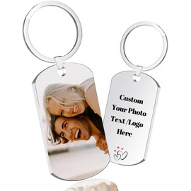 Llavero personalizado con foto para hombres adultos