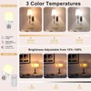 SiJiMingyue Rechargeable Light Bulbs for Non-Hardwired Fixtures, Battery Backup Bulb