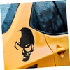iplusmile 3pcs Funny Reflective Car Sticker Skull Decorative Decal for