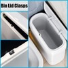 CORTHULin 4 PCS Bin Lid Clasps Durable Touch Bin Lid