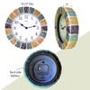 Lily's Home Indoor or Outdoor Large Hanging Wall Clock and