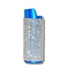 Blue Lighter Cover Sleeve with Crystal Rhinestones LS1