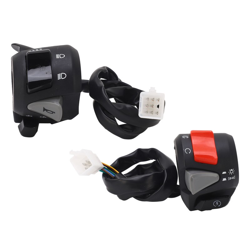 Motorcycle Handlebar Switch 7/8in Turn Signal Horn High Low Beam