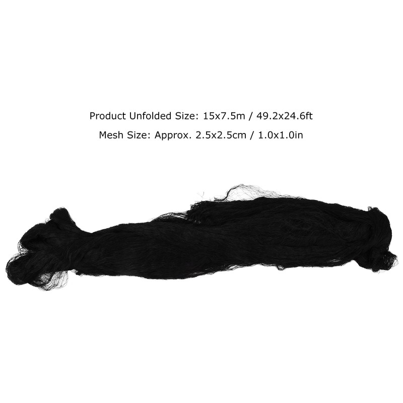 Black Anti Bird Netting Plant Tree Vegetables Protective Nylon Netting