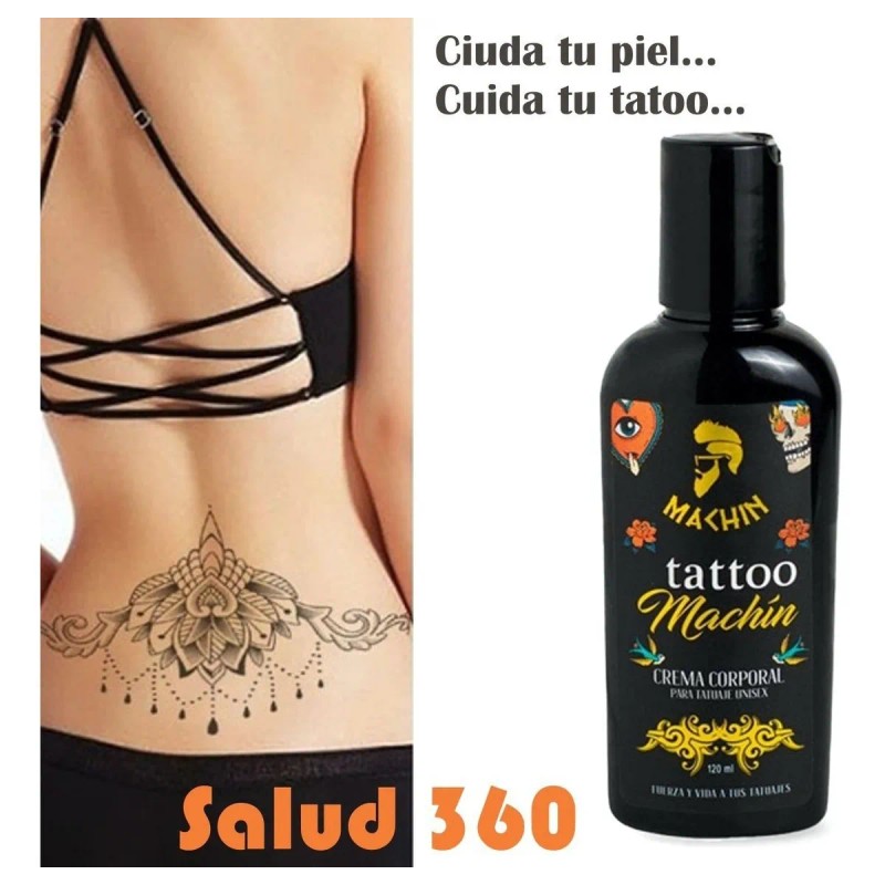 Crema Corporal Para Tatuajes Hidratante Vitamina Uso Diario