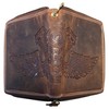 MDM Men's Biker Leather Wallet with Chain, Vintage, RFID Protection,