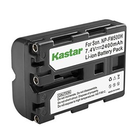 Kastar NP-FM500H Battery for Sony Alpha SLT A58 A57 A65 A77 A99 A77V A77II DSLR-A100 A200 A350 A450 A500 A550 A700 A850 A900 Alpha a99 II CLM-V55 DSLR a100 a200 a560 a580 a58 a77II a99 Camera