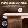 Plancha De Pelo Wavytalk Steam Con Peine Desmontable