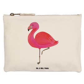 Mr. & Mrs. Panda M Flamingo Classic Make-Up Bag, White, M Schminktasche