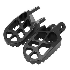 IUVWISN Dirt Bike Foot Pegs,Motorcycle Footpegs Wider Foot Rest Pedal CNC for KLX 300 KLX300 KLX300R KLX300SM 97-07 20-24 KLX250 06-23 KLX250R 94-96 KLX250S 09-14 KLX650 93-96 Black