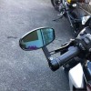 Unbranded Motorcycle 7/8" Handle Bar End Rearview Side Mirrors Fit