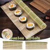Tokaneit Sushi Mat, Natural Bamboo Rolling Mat, Bamboo Sushi Mat,