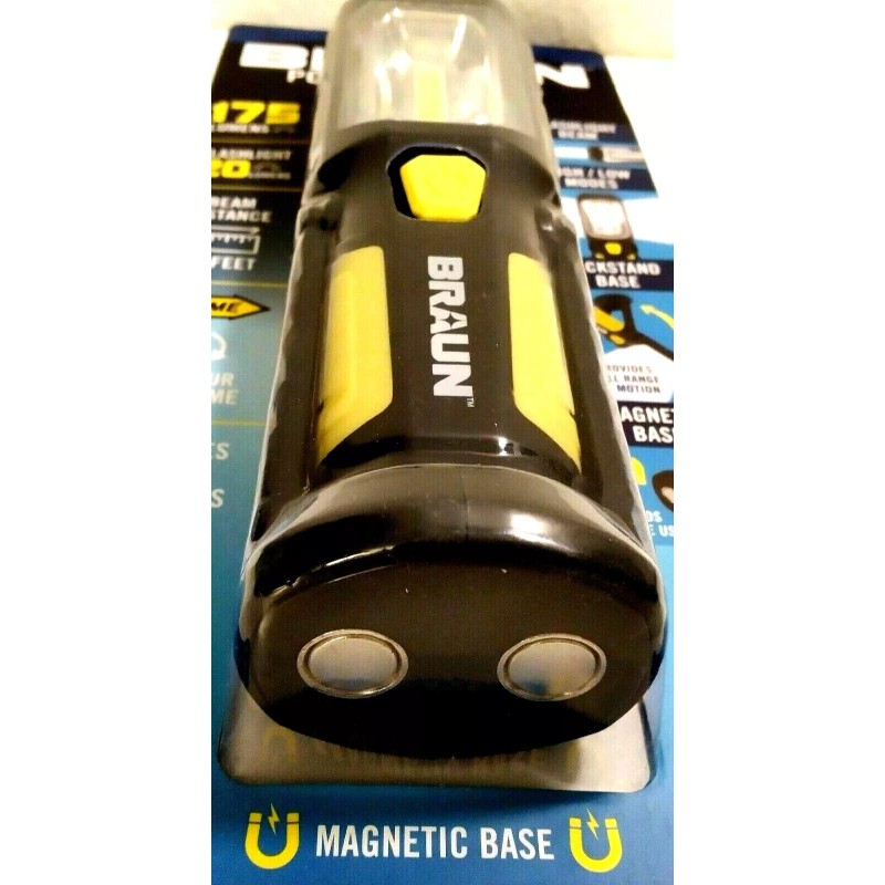 Braun Portable Folding LED Work Light w/ built in Kickstand