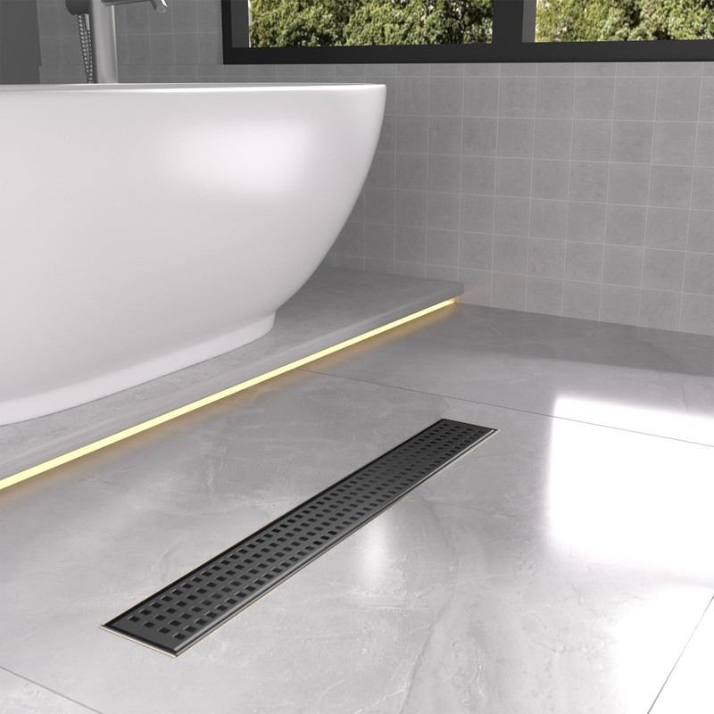 Linear Shower Drain | 24 Inch AISI 304 Stainless Steel