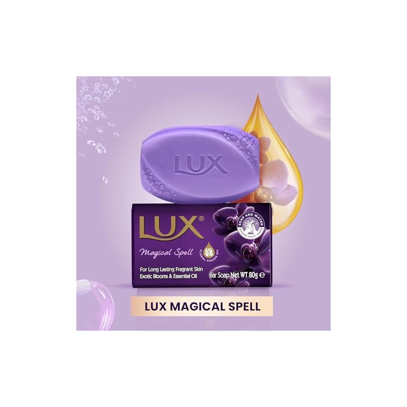 LUX Purple Magical Beauty Soap Bar - Men & Women