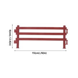 Home Decoration 40Pcs Miniature Fence Farm Fence Corral Fence Toy Panel Tiny Horse Fence Farm Figures for Barn Paddock Preschool Educational Home Decor