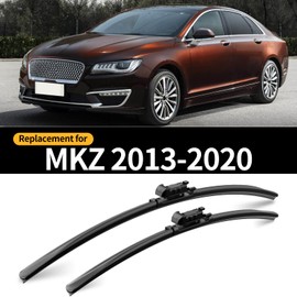 GARDIMU 2 Pcs Front Windshield Wiper Blades, A Pair of Front Window Wiper Blade Set for All Weather Performance for Lincoln MKZ 2013 2014 2015 2016 2017 2018 2019 2020.