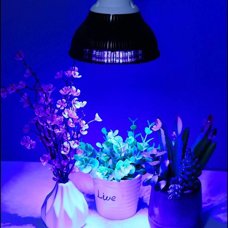 Antony Blue LED Plant Grow Light Bulb, 36W Plant Growing
