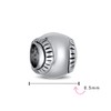 Softball Baseball Charm 925 Sterling Silver Sports Bead