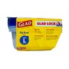 Glad GladWare Big Bowl Food Storage Containers with Lids, Large