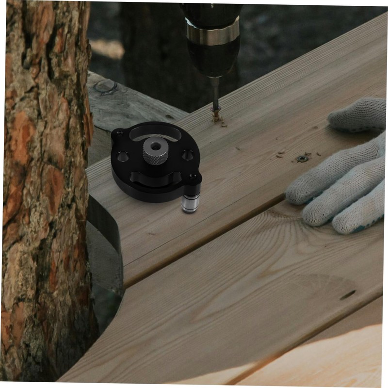 TEHAUX 1 Set Adjustable Drill Center Jig Precision Woodworking Hole