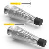 Mousike Silent Heavy Duty Door stoppers for Wall，Wall Stop,360°Bending high