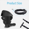Windshield Washer Nozzles Kit, Front Windshield Spray Nozzles Wiper Spray