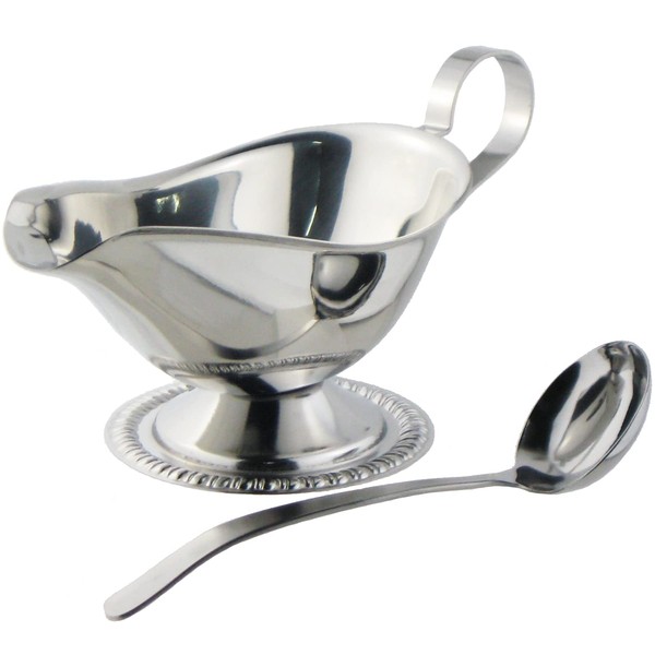 Nagao Tsubamesanjo Sauce Pot Sauce Ladle Set, 9.1 fl oz
