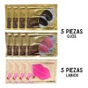 Mix 10 Parches Colágeno Ojos + Labios. Mascarilla Hidrogel