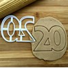 Sweet Prints Inc Number 20 Cookie Cutter - Dishwasher Safe